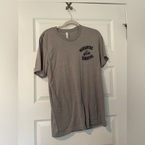 Bella Canvas- Gray Margaritas T-shirt- Size Medium